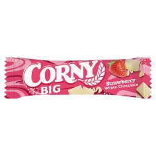 Corny Big Strawberry White Chocolate 40g