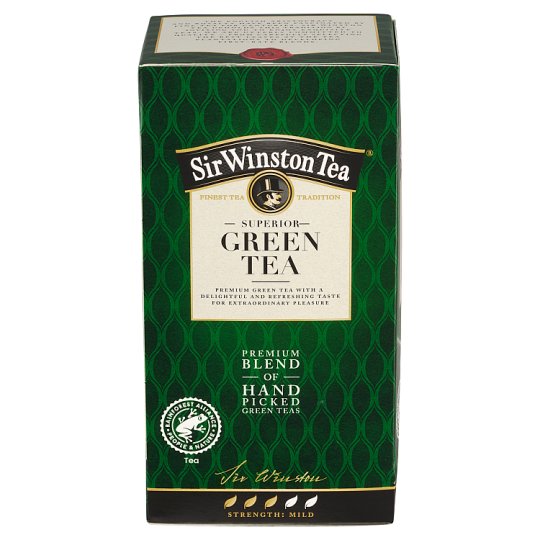 Sir Winston Tea Superior Green Tea, 20 Bags, 35g