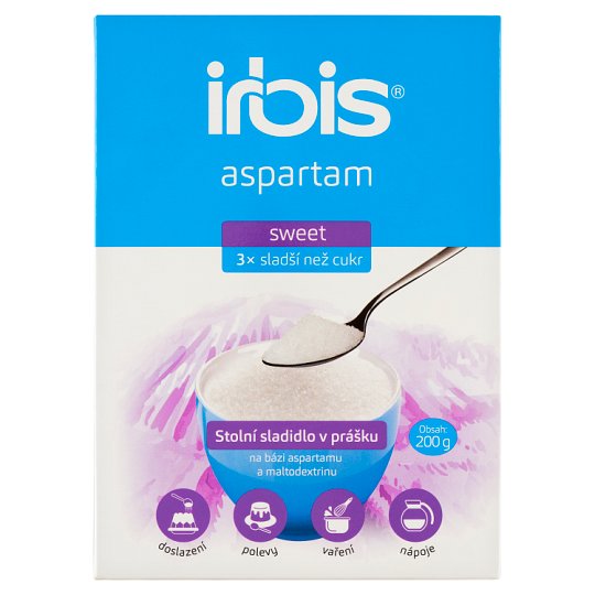 Irbis Aspartam Sweet Stoln Sladidlo V Pr ku 200g Tesco Potraviny irbis-aspartam-sweet-stoln-sladidlo-v-pr-ku-200g-tesco-potraviny