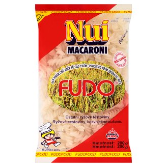 Fudo Nui macaroni ostatní rýžové těstoviny spirály 200g
