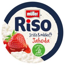 Müller Riso Mléčná rýže jahoda 200g