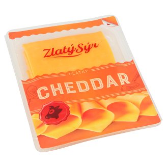 Zlatý Sýr Cheddar 50% plátky 100g