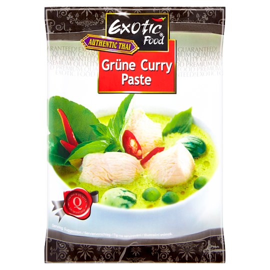 Exotic food green 2024 curry paste recipe