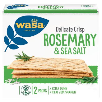Wasa Delicate Crisp Rosemary & Sea Salt 190g