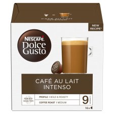 NESCAFÉ® Dolce Gusto® Café au Lait Intenso - Capsule Coffee - 16 Capsules in a Pack