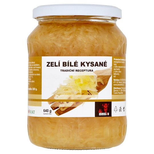 Severofrukt Zelí bílé kysané 640g