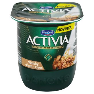Danone Activia Jogurt s vlašskými ořechy a ovesnými vločkami 125g