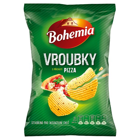 Bohemia Vroubky s příchutí pizza 65g