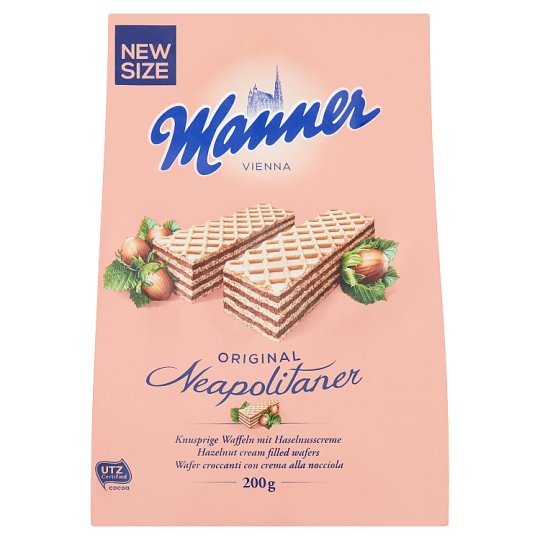 Manner Křupavé oplatky s krémovou lískooříškovou náplní 200g
