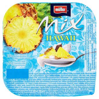 Müller Mix Hawai jogurt s kokosovou příchutí 130g