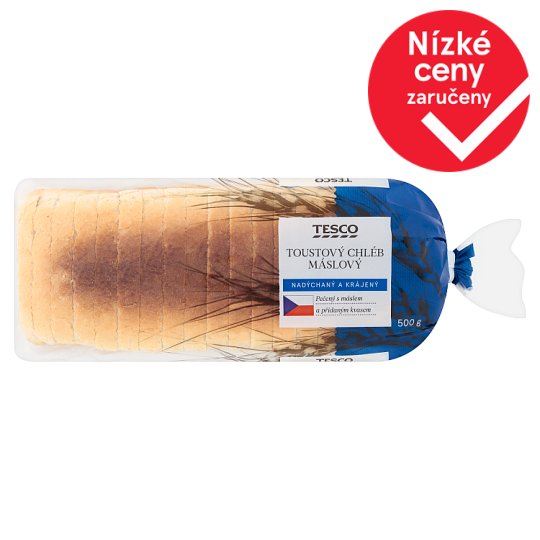 Tesco Toustový chléb máslový 500g