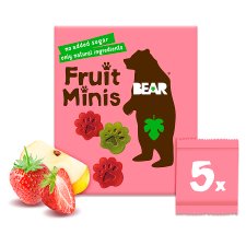 Bear Finely Dried Fruit-Vegetable Shapes 5 x 20g