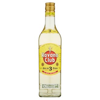 Havana Club Aňejo 3 Aňos kubánský bílý rum 70cl