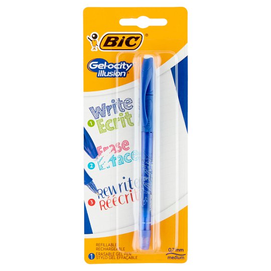 Bic Gelocity Illusion Erasable Pen Tesco Groceries