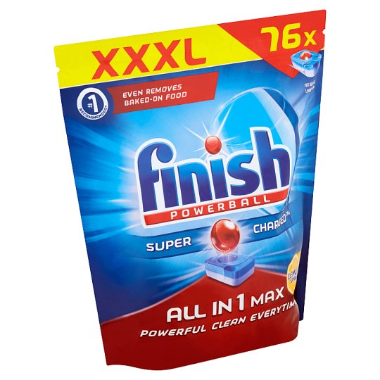 Finish Powerball All in 1 Max Lemon tablety do myčky 76 ks 1238,8g
