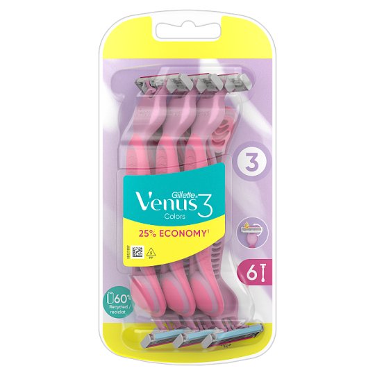 Gillette Venus3 Dámská Pohotová Holítka 6 Ks
