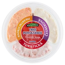 Krajánek Trio pomazánek z našeho kraje 3 x 60g