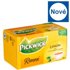 Pickwick Ranní černý čaj aromatizovaný s citronovým oplodím 20 x 1,75g (35g)