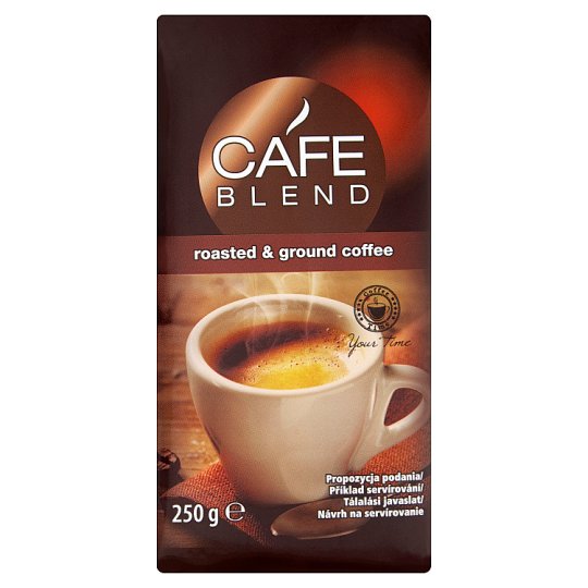 Café Blend Směs pražené mleté kávy Robusta a Arabica 250g
