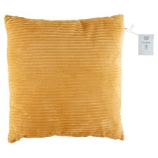 Tesco Home Jumbo Ochre Cord Cushion Approx. 50 x 50 cm