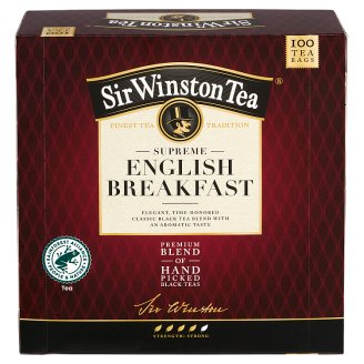 Sir Winston Tea English Breakfast, černý čaj, 100 sáčků, 180g