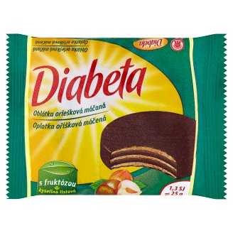 Diabeta Oplatka oříšková máčená 25g