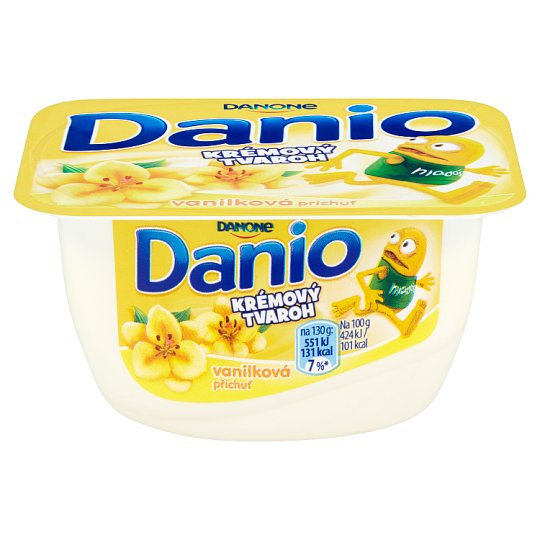 Danone Danio Krémový tvaroh vanilková příchuť 130g