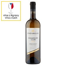 Víno Mikulov Sommelier Club Chardonnay Wine with the Attribute of Late Harvest White Dry 0.75L