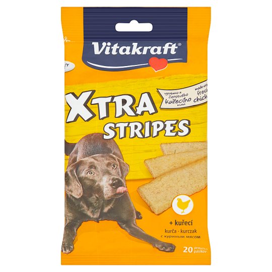 Vitakraft Xtra Stripes + kuřecí 20 x 10g