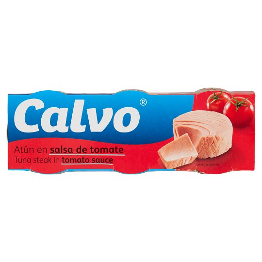 Calvo Tuňák v rajčatové omáčce 3 x 80g