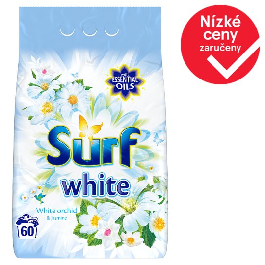 Surf White Orchid Washing Powder on White Loundry 60 Washes