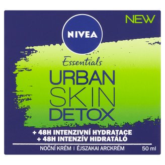 Nivea Essentials Urban Skin Detox Antioxidační noční krém 50ml