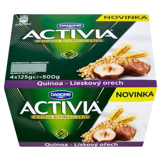 Danone Activia Jogurt s quinoa a lískovými ořechy 4 x 125g