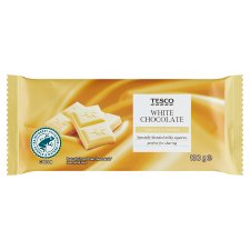 Tesco White Chocolate 100g