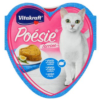 Vitakraft Poésie Terrine + platýz ve vaječné omeletě 85g