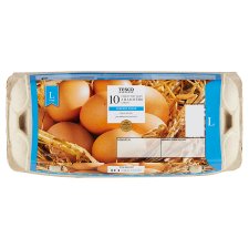 Tesco Čerstvá vejce z halového chovu L 10 ks