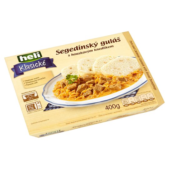 Heli Klasické Segedínský guláš s houskovým knedlíkem 400g