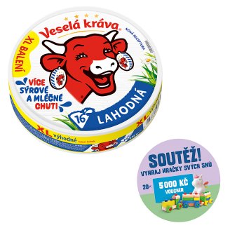 Veselá Kráva Lahodná tavený sýr XL 16 ks 240g