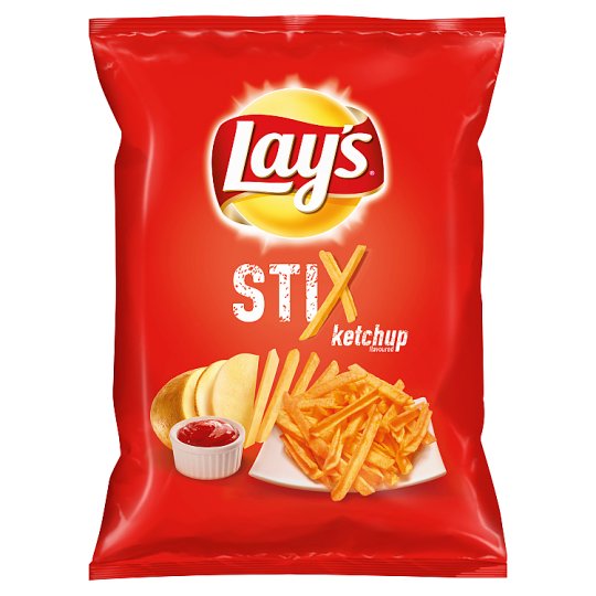 Lay's Stix Smažené bramborové lupínky s příchutí kečupu 70g