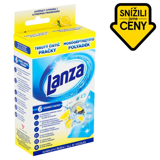 Lanza Liquid Cleaner Washing Machine Freshness Lemon 250ml