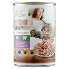 Pet Specialist Cat Food in Jelly Pieces with Turkey and Lamb 415g