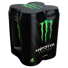 Monster Energy Carbonated Energy Drink 4 x 500ml