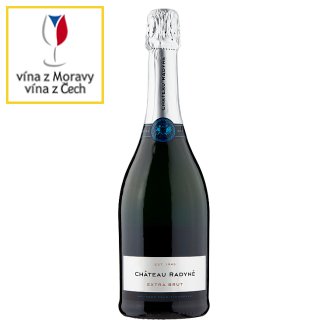 Bohemia Sekt Château Radyně extra brut jakostní šumivé víno bílé 0,75l