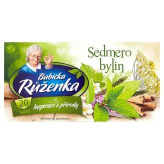 Babička Růženka Inspirace z Přírody Sedmero bylin bylinný čaj 20 x 2g