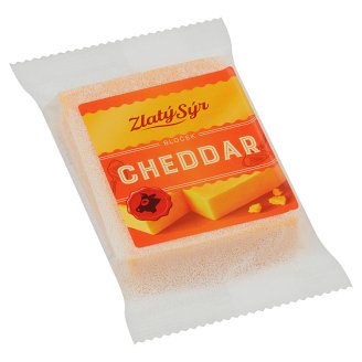 Zlatý Sýr Cheddar 50% bloček 200g