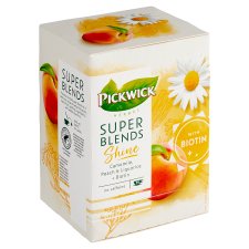 Pickwick Super Blends Shine Camomile, Peach & Liquorice 15 x 1,5g (22,5g)