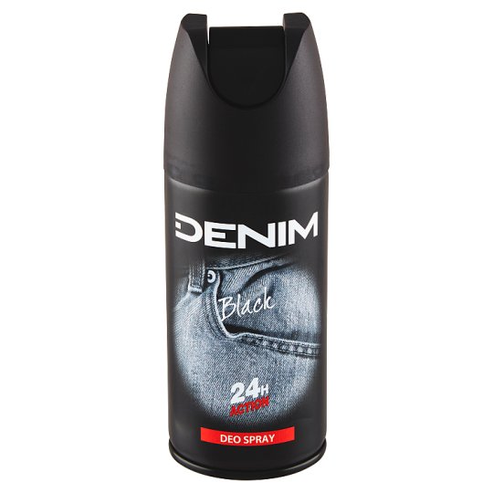 Denim Black Deo Spray 150ml - Tesco Groceries