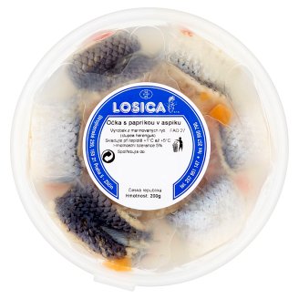 Losica Očka s paprikou v aspiku 200g
