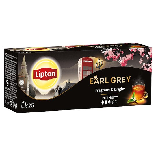 Lipton Earl Grey Flavored Black Tea 25 Bags 37.5g
