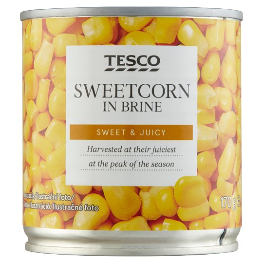 Tesco Kukuřice v mírně slaném nálevu 170g